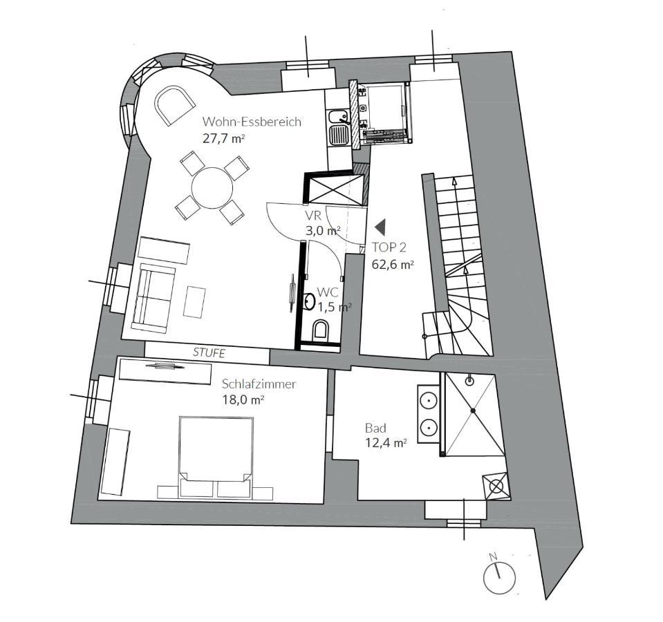 Darebell - Designerapartments Sporgasse Graz Esterno foto